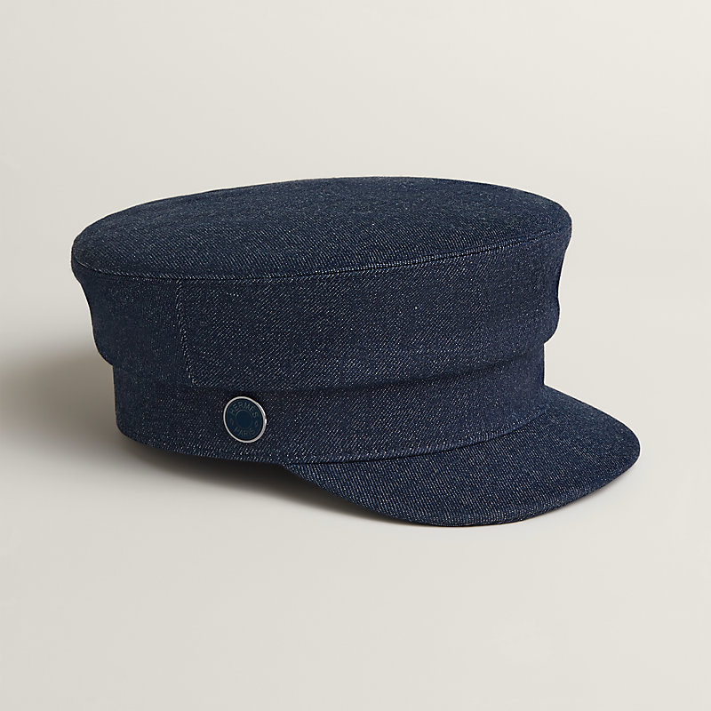 Giulietta Denim cap - Blue | Hermès Mainland China